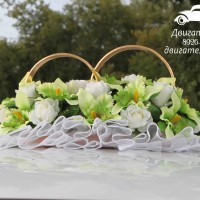 свадебные кольца с орхидеями